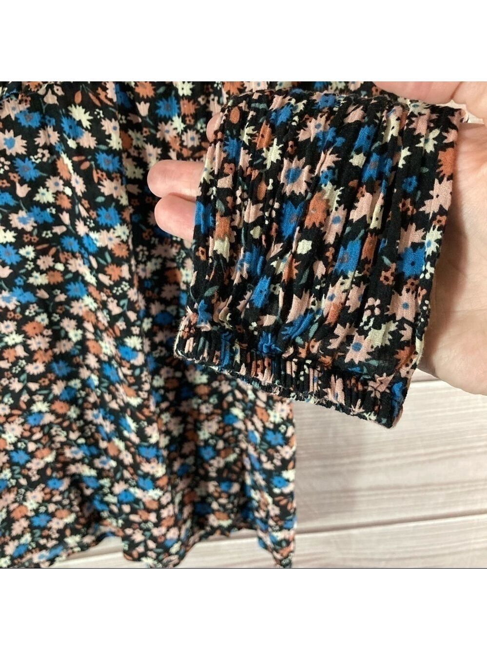 MADEWELL Ruffle Yoke Prairie Top Spring Floral - Picture 8 of 14